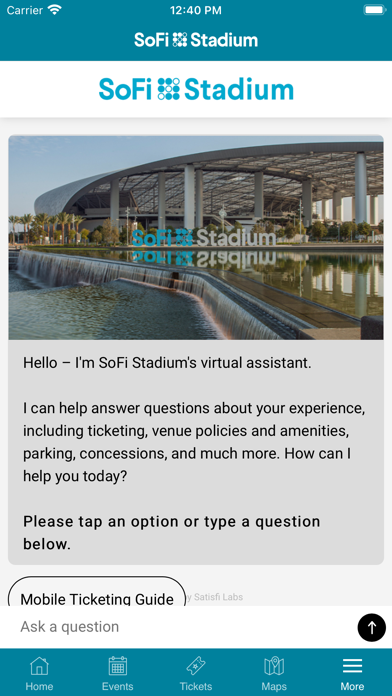 SoFi Stadium app screenshot 6