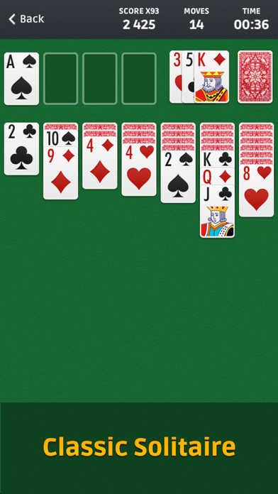 Solitaire app screenshot 1