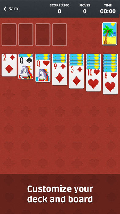 Solitaire app screenshot 2