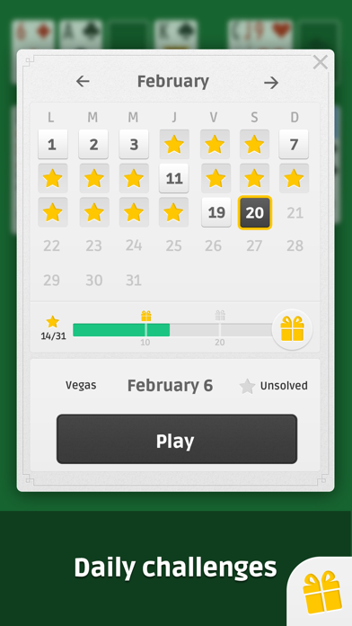 Solitaire app screenshot 3