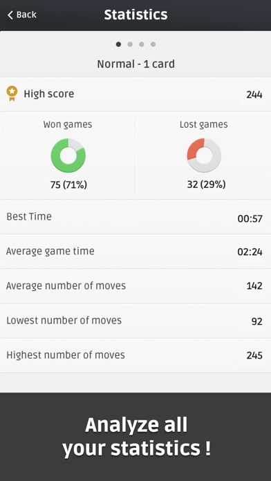 Solitaire app screenshot 5