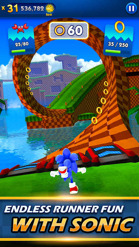 Sonic Dash – Endless Running app screenshot 1