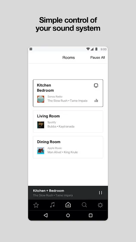 Sonos S1 Controller app screenshot 1