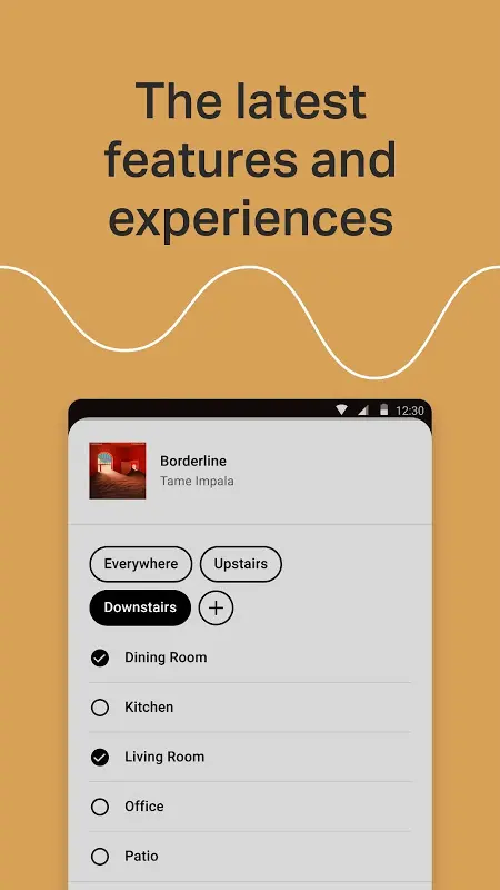 Sonos app screenshot 1
