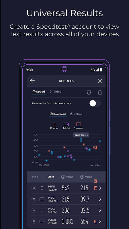 Speedtest by Ookla app screenshot 3
