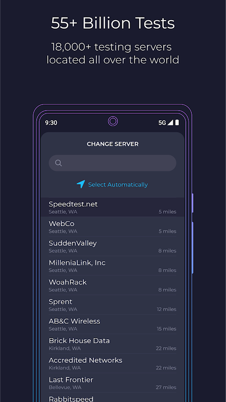 Speedtest by Ookla app screenshot 7