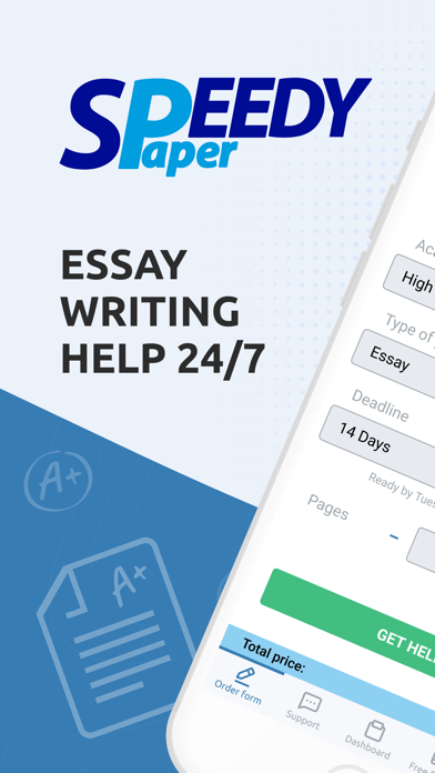 SpeedyPaper: Essay writer pros app screenshot 1