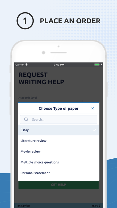 SpeedyPaper: Essay writer pros app screenshot 3