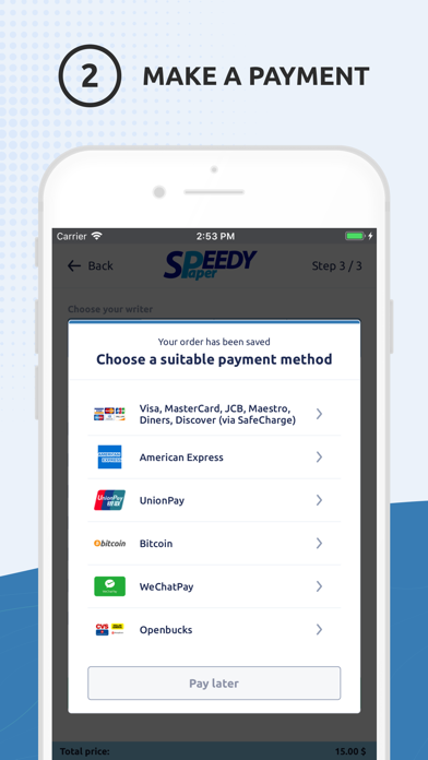 SpeedyPaper: Essay writer pros app screenshot 4