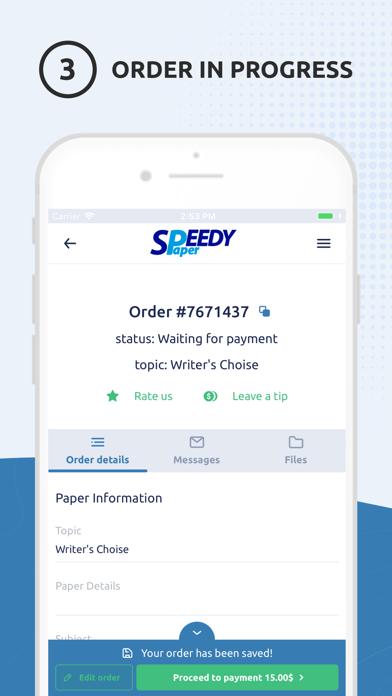 SpeedyPaper: Essay writer pros app screenshot 5