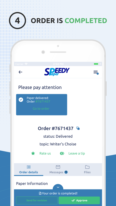 SpeedyPaper: Essay writer pros app screenshot 6