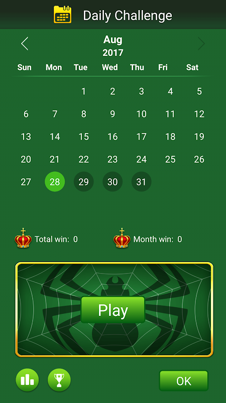 Spider Solitaire app screenshot 2