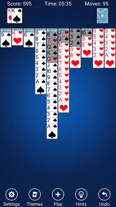 Spider Solitaire app screenshot 4