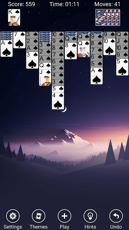 Spider Solitaire app screenshot 8