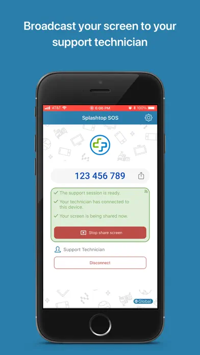 Splashtop SOS app screenshot 2