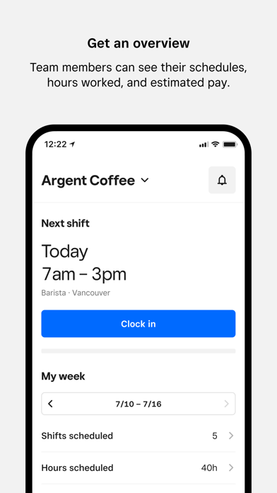 Square Team app screenshot 2