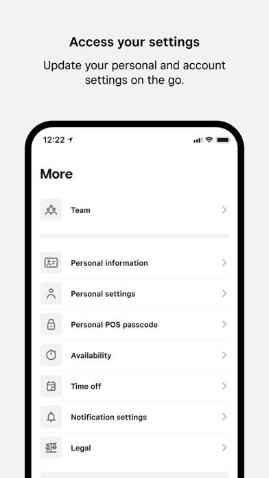 Square Team app screenshot 3