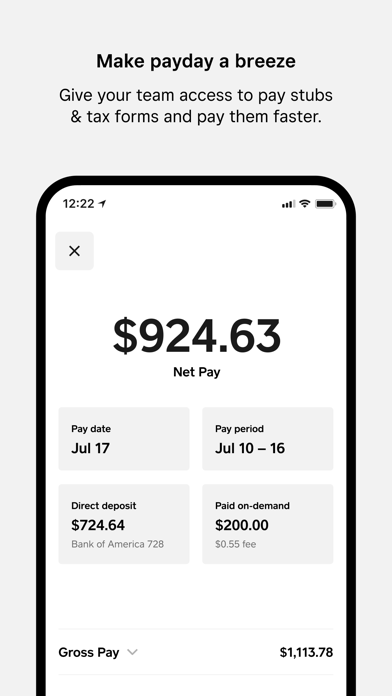 Square Team app screenshot 4
