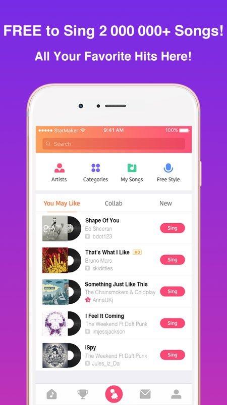 StarMaker: Sing Karaoke Songs app screenshot 1