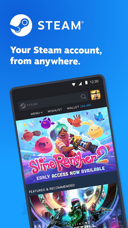 Steam app screenshot 1