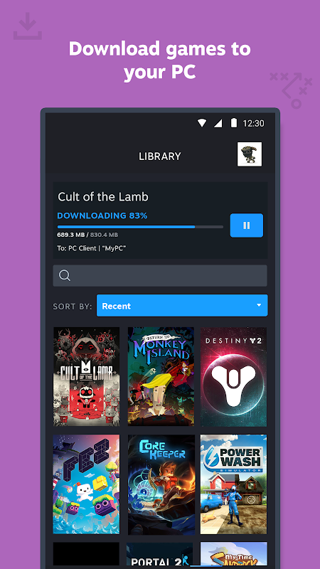 Steam app screenshot 3