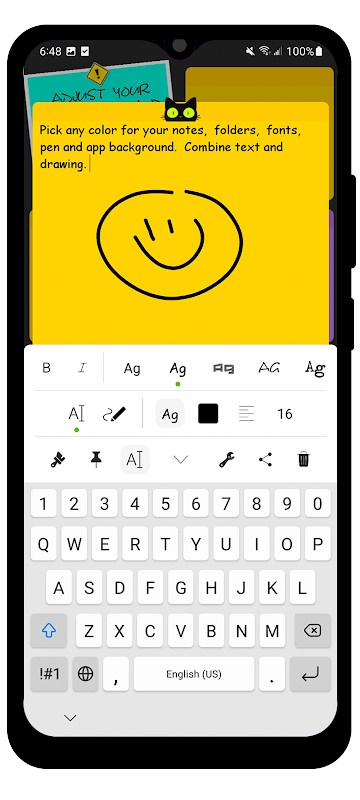 WeeNote Notes and Widget app screenshot 3