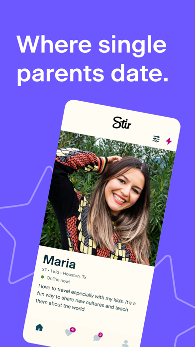 Stir: Single Parent Dating App app screenshot 1
