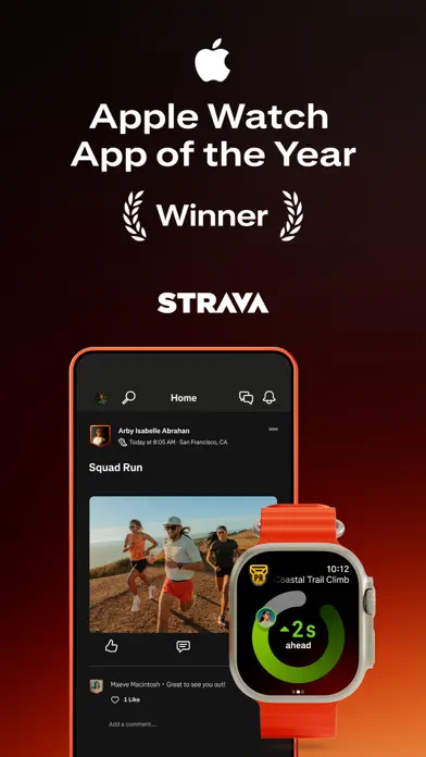 Strava: Run, Ride, Hike app screenshot 1