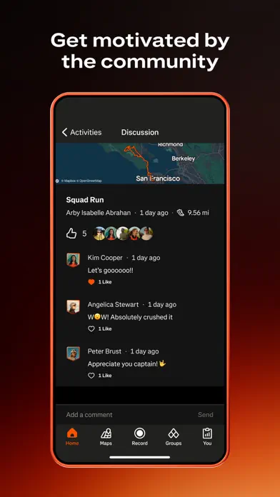 Strava: Run, Ride, Hike app screenshot 2