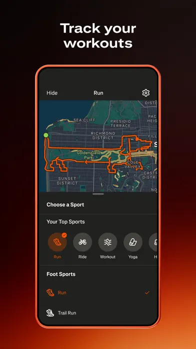 Strava: Run, Ride, Hike app screenshot 3