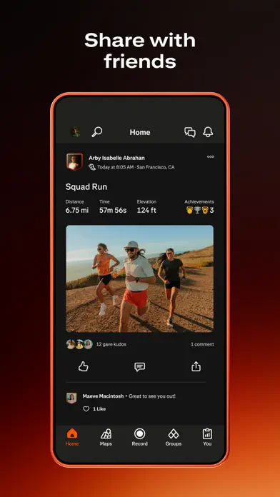 Strava: Run, Ride, Hike app screenshot 4