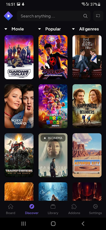 Stremio app screenshot 2