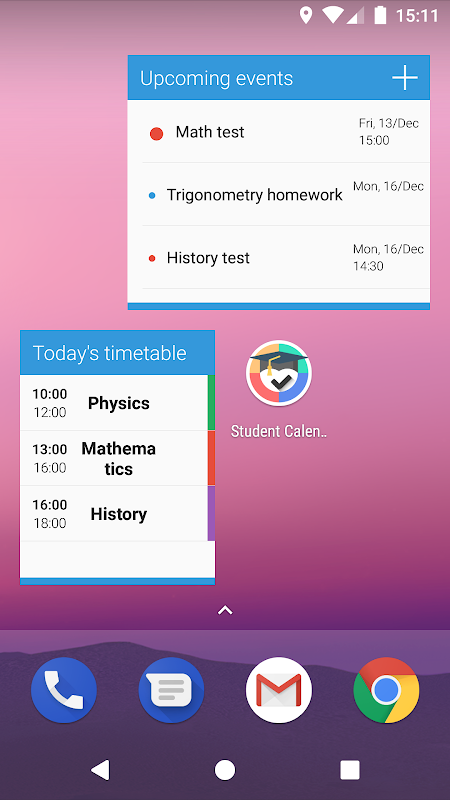 Student Calendar – Timetable app screenshot 2