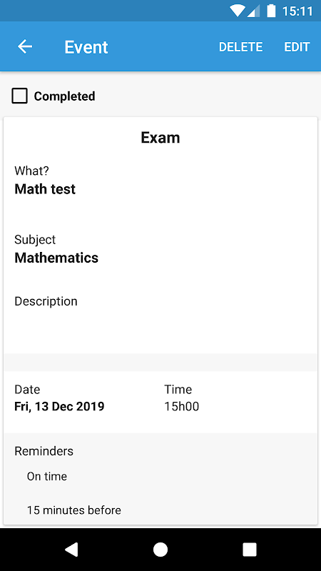 Student Calendar – Timetable app screenshot 4
