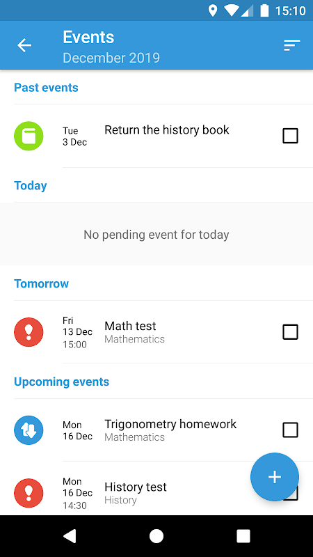Student Calendar – Timetable app screenshot 5