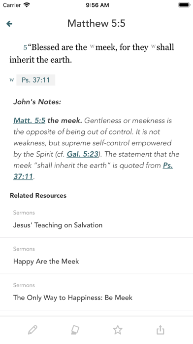 Study Bible with explanation app screenshot 2
