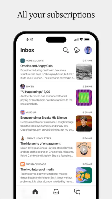 Substack app screenshot 2
