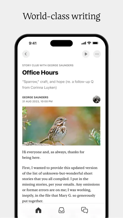 Substack app screenshot 3