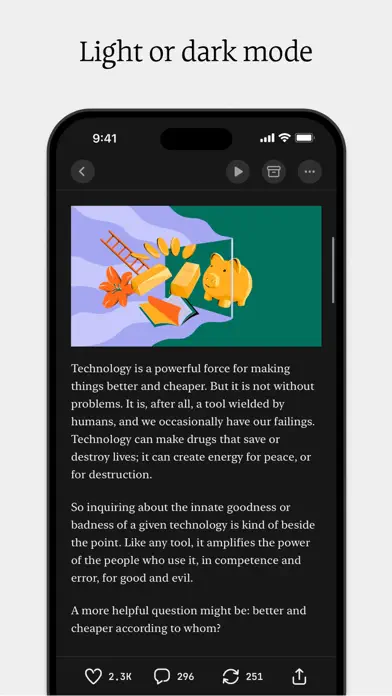 Substack app screenshot 6