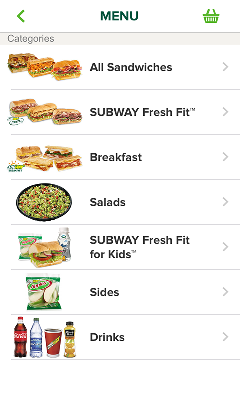 Subway® app screenshot 3