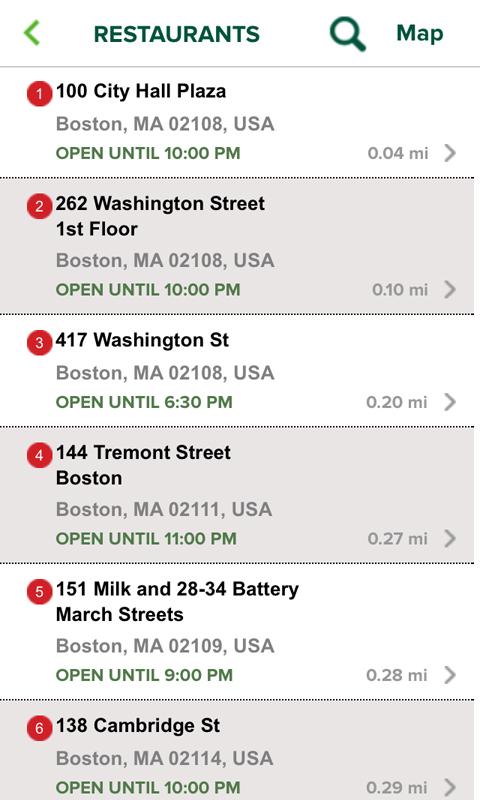 Subway® app screenshot 7