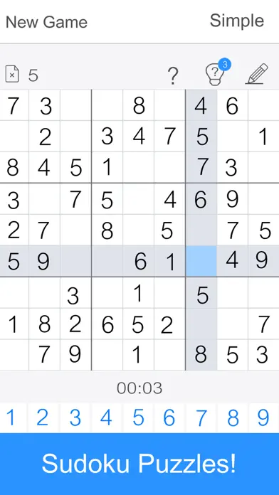 Sudoku – Classic Sudoku Puzzle app screenshot 1