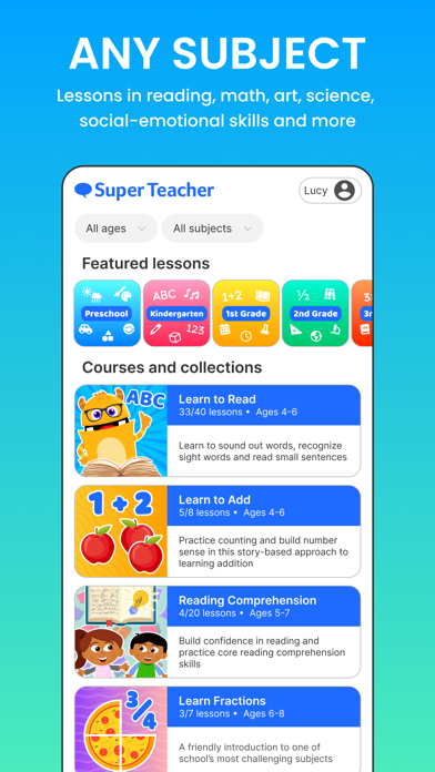 Super Teacher app screenshot 1