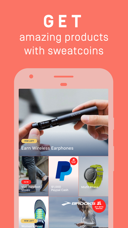 Sweatcoin app screenshot 2