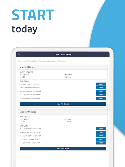 swipejobs app screenshot 2