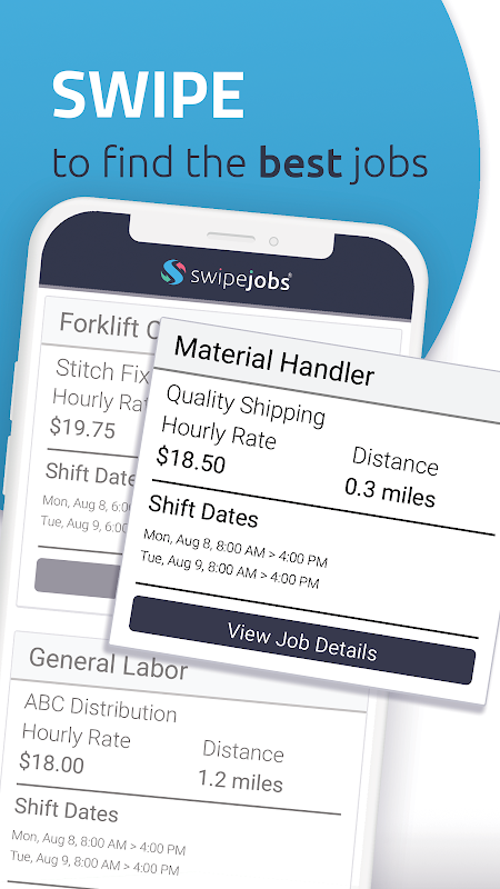 swipejobs app screenshot 4