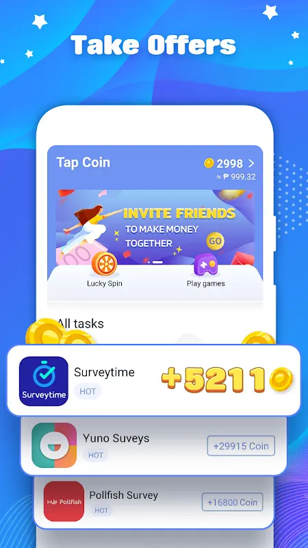 Tap Coin – Make money online app screenshot 3