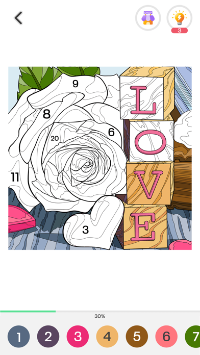 Tap Color Pro: Color By Number app screenshot 8