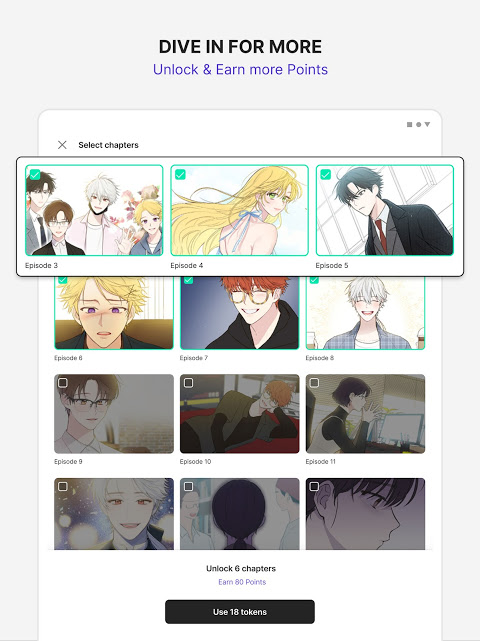 Tappytoon Manhwa & Novels app screenshot 1