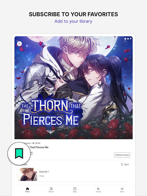 Tappytoon Manhwa & Novels app screenshot 2